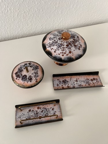 Emaille schale set - emaille,