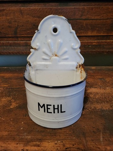 Wandbehälter mehl emaille - wandbehälter,