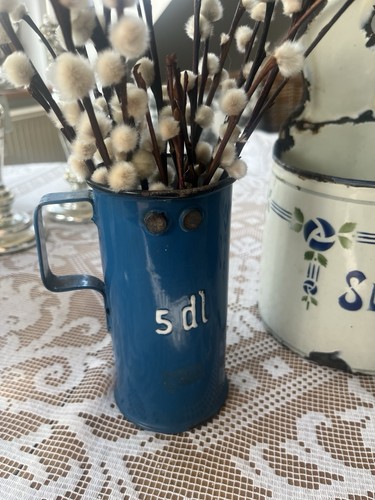 Alter messbecher emaille dl - 5,