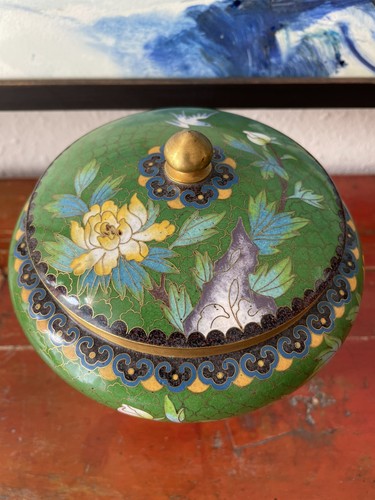 Cloisonné emaille messing - emaille,