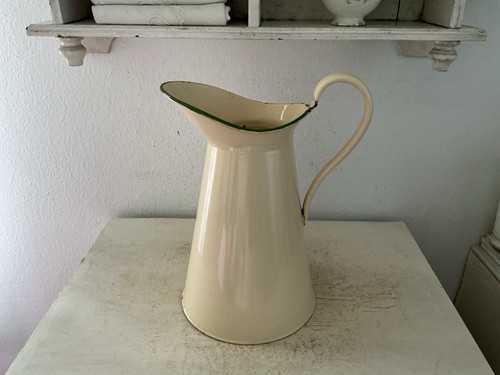 Alter emaille krug kanne - alter,