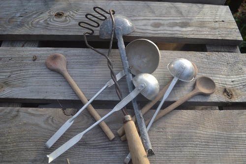 Alte emaille kelle alu kellen - alte,