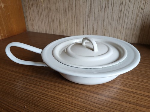 Retro bettpfanne weiß - ,