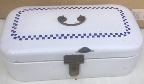 Alter emaille brotkasten - alter,