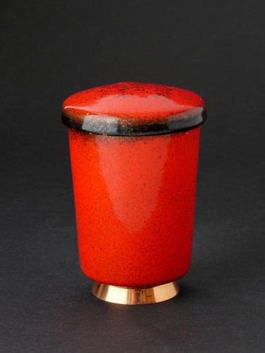Vintage rote emaille - vintage,