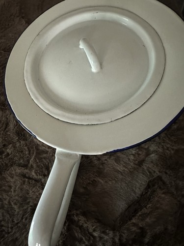 Vintage emalie nachttopf - vintage,