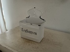 Alter Emaille Wandbehälter