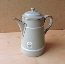 Jugendstil Email Emaille Kanne