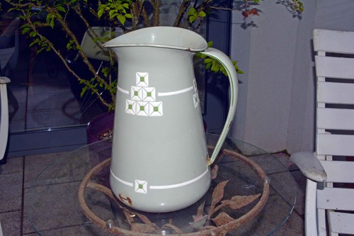 Alte antike emaille jugenstil - alte,