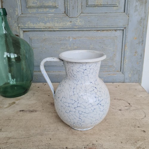 C2046 emaille vase - emaille, |