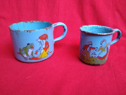 Tasse emaille motiv - emaille,