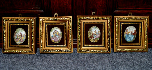 Miniaturmalereien emaille - miniaturmalereien,