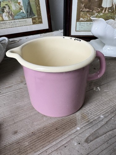 Alter emaille becher - alter,