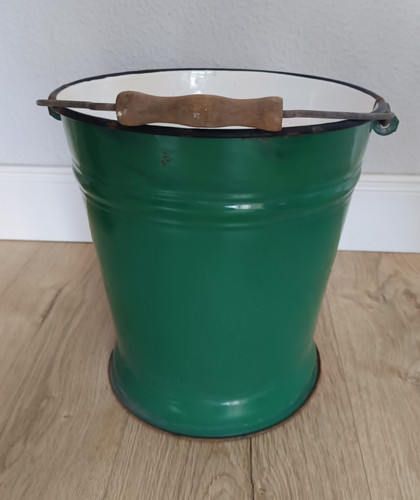 Schöner alter grüner - , emaille