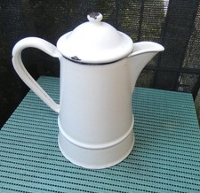 alte Emaille Kanne