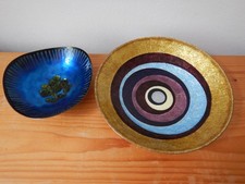 2 Kupferschalen farbig