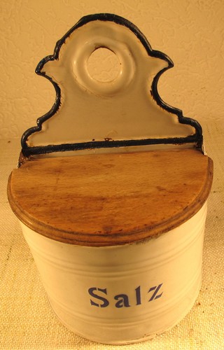 Salz behälter mit deckel - salz-,